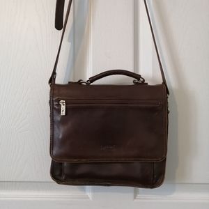 LA DIVA brown leather bag
